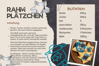 Landfrauen bewahren Rezeptsammlungen – Leckeres aus einfachen Zutaten zaubern - Das für Rahmplätzchen ist eines der Rezepte, die Kleingeras Landfrauen gern an Gäste weitergeben.