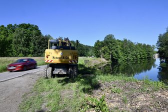 Landkreis Zwickau: Kreisstraße östlich von Wiesenburg wird ausgebaut - Die Verbindungsstraße zwischen Wiesenburg und Weißbach wird ausgebaut.