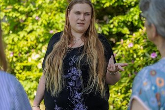Landratskandidatin Janina Pfau (Die Linke): Die Hartnäckige - Janina Pfau will Missstände im Vogtland beseitigen und Geld gerechter verteilen. 