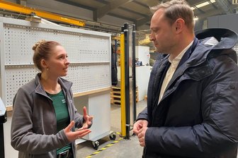 Landtagspräsident besucht Neuhausen: Fokus auf Projekte und Herausforderungen - Auch die Winterling Präzisionstechnik in Neuhausen besuchte Landtagspräsident Alexander Dierks.