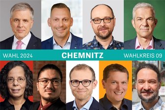 Landtagswahl: Die Kandidaten für den Kaßberg bis Grüna im Kurz-Check - Diese Kandidaten bewerben sich um das Direktmandat im Wahlkreis Chemnitz 1.
