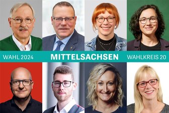 Landtagswahl in Sachsen 2024: Diese Frauen und Männer stehen am 1. September zwischen Kriebstein, Rossau und Striegistal auf dem Wahlzettel - Diese Frauen und Männer kandidieren bei der Landtagswahl in Sachsen 2024 als Direktkandidaten für ihre Parteien.