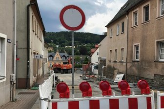 Lange Straße in Zschopau kann nun doch früher saniert werden - Der Kanalbau auf diesem Teil der Lange Straße verzögert sich.