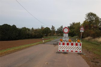 Langenhessen: Lauterbacher Straße erneut voll gesperrt - Erst Anfang Dezember war die Sperrung der Lauterbacher Straße in Langenhessen aufgehoben worden.