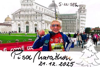 Laufverrückt: Chemnitzerin finisht 80. Marathon in Pisa - Ursprünglich wollte Gisela Göthel ihren 80. Marathon in Dresden laufen. Dann wurde es in Pisa.