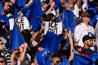 Laut WM-Funktionär: Keine ICE-Beamten im Fußball-Stadion - Proteste gegen ICE-Einsätze. (Archivbild)