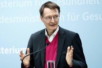 Berlin: Bundesgesundheitsminister Karl Lauterbach (SPD) am Mittwoch bei der Vorstellung der Corona-Kita-Studie zu den Auswirkungen der Corona-Pandemie auf Kinder und Jugendliche.