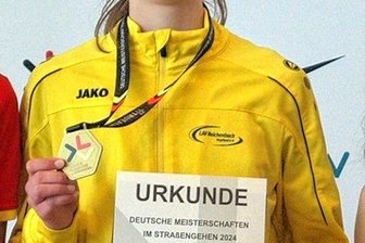 LAV-Mädchen steht zur DM ganz oben auf dem Podest - Premiere: Lara Ackermann holt zum ersten Mal DM-Gold.