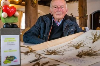 Lebenslanges Engagement für die Botanik - Kurt Baldauf wurde in Pockau mit dem Ehrenamtspreis des Erzgebirgskreises im Monat März ausgezeichnet. 
