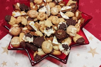 Leckere Idee aus der Nähe von Penig: Adventskalender mit Plätzchen - Eine Plätzchenauswahl aus Niedersteinbach - welche Leckerei soll man nur zuerst naschen?