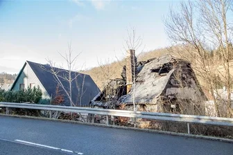 Leerstehendes Wohnhaus ausgebrannt -