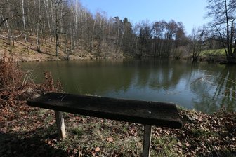 Leichenfund in Mülsen: Obduktionsergebnis liegt vor - Vielleicht wollte der Mann eine Rast an dieser Bank einlegen.