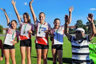 Leichtathleten des LV 90 Erzgebirge beweisen ihren Teamgeist -