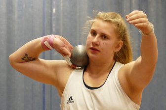 Leichtathletik: DM-Medaille soll Erzgebirgerin den Weg zur Europameisterschaft ebnen - LV-90-Kugelstoßerin Katharina Maisch hat bei der Deutschen Hallen-Meisterschaft eine Medaille im Visier.