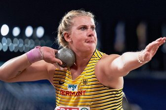 Leichtathletik-EM: Katharina Maisch findet nicht den richtigen Dreh - Katharina Maisch startete ordentlich in das Kugelstoßfinale, trat danach jedoch auf der Stelle.