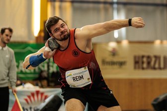 Leichtathletik: Erzgebirger kann bei Deutscher Hallenmeisterschaft nicht an Bestleistung anknüpfen - Kevin Reim von der WSG Schwarzenberg-Wildenau, hier beim Meeting in Rochlitz.