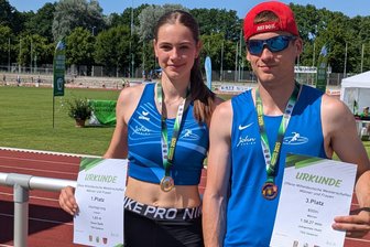 Leichtathletik: Oederaner überzeugt bei der Mitteldeutschen Meisterschaft - Enna Opitz gewann bei der Mitteldeutschen Meisterschaft in Zittau Gold im Hochsprung der Frauen, Johannes Hohl sprintete über 800 m zu Bronze.