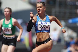 Leistungsschub führt fast bis zur Medaille: Frankenberger Sprinterin mit toller DM-Premiere - Polly Döhler vom SV Turbine Frankenberg sprintete ins Finale der Altersklasse W 15.