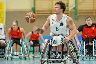 Leistungssteigerung wird nicht belohnt - Teemu Partanen und den Zwickauer Rollstuhlbasketballern fehlte in München am Ende auch das nötige Glück.