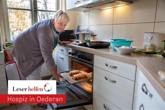 „Leser helfen“-Aktion für das Hospiz in Oederan: „So viel Dankbarkeit erlebt man sonst nirgendwo“ - Heidrun Wießner gehört zusammen mit Martina Günther und Sigrid Bonitz zum Küchenteam des Hospizes in Oederan. Dort wird auf Wunsch gekocht. Am beliebtesten sind Eintöpfe und einfache, traditionelle Gerichte.