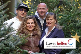 „Leser helfen“ in Glauchau: Wie zwei Bäckereien den lebensfrohen Toni und seine Familie unterstützen - Bekannt durch ihre Bäckereien: Jacqueline und Thomas Rabe (links) sowie Sindy und Heiko Zwicker (rechts).