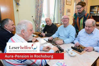 „Leser helfen“: „Villa“ in Rochsburg bringt blinden Gästen Lebensfreude - aber die zwei Hausbusse machen große Probleme - Ein Schachwochenende gab es jetzt erstmals als Angebot in der Aura-Pension „Villa Rochsburg“ als Einrichtung für Menschen mit Blindheit und Seheinschränkung. Gäste und Michaela Mehlhorn als Leiterin des Hauses hatten viel Spaß.