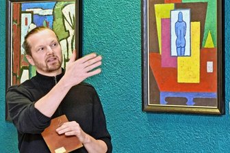 Letzig-Werke sollen Basis für Kunstsammlung bilden - Michael Knauth gilt als Impulsgeber der Werkschau. Er stellte den Kontakt zum Sohn des 1989 verstorbenen Künstlers Rudolf Letzig her, der der Bergstadt 34 Werke übereignete.
