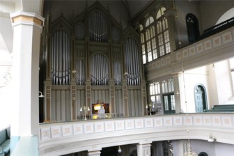 Letztes Konzert des Elsterberger Musiksommers - Die imposante Jehmlich-Orgel in der Elsterberger Kirche.