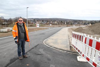 Leubsdorfer Baufirma Loose erschließt großes Baugebiet in Chemnitz - Von dem neuen Baugebiet aus, welches durch die Leubsdorfer Baufirma von Jens Loose (Foto) erschlossen wurde, hat man einen guten Blick über weite Teile von Chemnitz.
