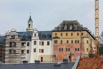 Lichtenstein: Vertrag über Schlosssanierung verlängert - Die Sanierung von Schloss Lichtenstein schreitet sichtbar voran. Einen Termin für die Fertigstellung nennt der Bauherr bisher nicht.