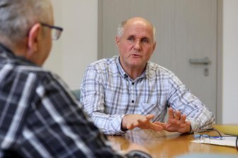 Lichtensteiner Bürgermeister zum Schloss: „Ich bin zuversichtlich“ - Bürgermeister Jochen Fankhänel im Gespräch mit Bernd Appel: „Ich möchte die Großprojekte zu Ende bringen.“