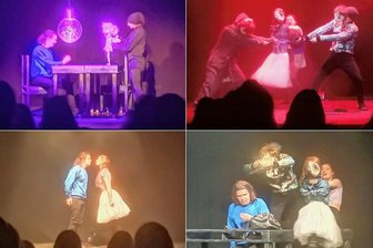 Lichtensteiner Gymnasiasten begeistert vom Projekttag am Puppentheater Zwickau - Das Stück "Cyberterror" behandelt erste Liebe, Zurückweisung, Missverständnisse, Rachegelüste und Gewalt.