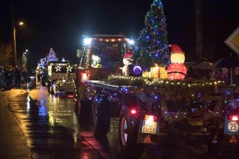 Lichterfahrt zum Adventssonntag in Langhennersdorf - Lichterfahrt in Langenhennersdorf