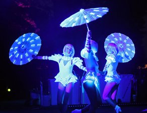 Lichterfest bringt Gründelpark in Glauchau zum Strahlen -