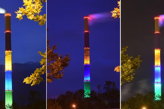 Lichtspiele am Schornstein: Jetzt entscheiden die Chemnitzer -