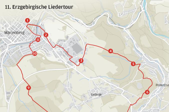 Liedertour führt rund um Marienberg -