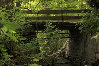 Limbach gibt Kunststoffbrücke in Auftrag - Die Fußgängerbrücke am mittleren Teich in Limbach muss erneuert werden. Sie ist zwar noch nicht gesperrt, aber stark in Mitleidenschaft gezogen.