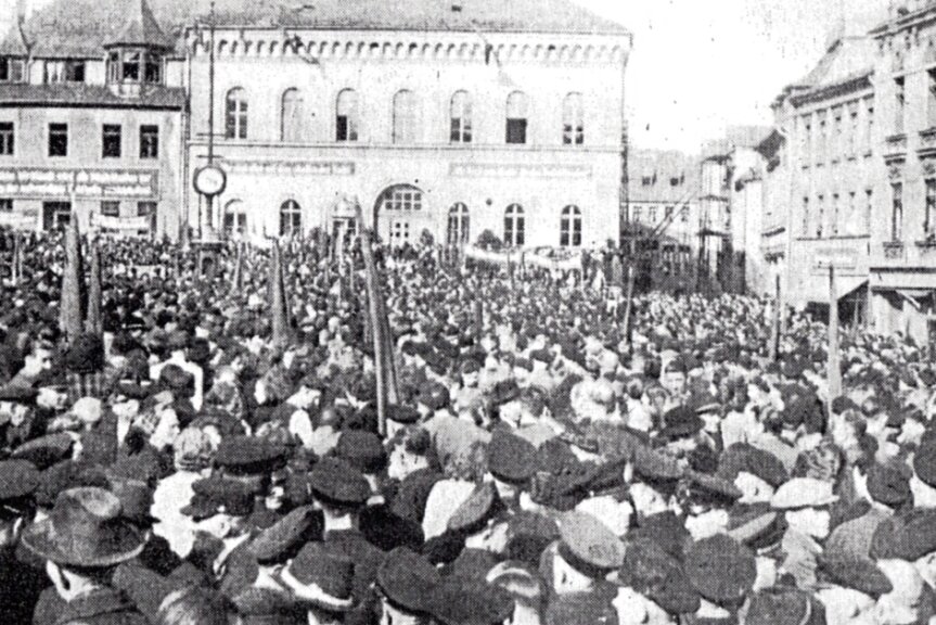 Linke und SPD forschen zur SED - Versammlung in Reichenbach 1946 zur Parteienvereinigung.