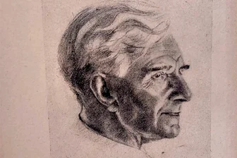 Literarischer Beförderer der Heimat mit dem Schwerpunkt Vogtland - Der Schriftsteller Kurt Arnold Findeisen (1883-1963) nach einer Zeichnung von Ernst Hecker. Am Sonntag jährt sich sein Geburtstag zum 140. Mal.