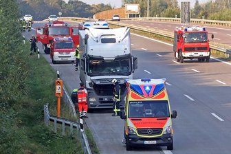 Lkw in Brand geraten -