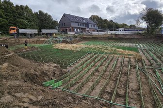 Lösung für Wärmepumpen: Chemnitzer Kollektoren sparen Platz im Garten - Für ein Neubauquartier in Salzgitter wurden 5000 Kollektoren von Geocollect verlegt.