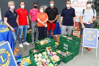 Löwen und Eispiraten unterstützen die Tafel - Auf Initiative des Lions Clubs Crimmitschau-Werdau wurden mehr als 250 Kilogramm Lebensmittel an die Zwickauer Tafel gespendet.