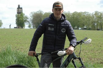 Luca Fischeder: Heimaturlaub statt WM in Portugal - Luca Fischeder schaute am Samstag beim Schlossberglauf in Geringswalde vorbei.