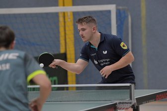 Lugauer gewinnt Titel bei Tischtennis-Landesmeisterschaften - Christian Franz, hier in einem Ligaspiel für den TTC Lugau, wurde in Wilkau-Haßlau Landesmeister im Mixed.