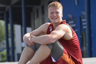 Luis Figge verlässt die Niners Chemnitz - Luis Figge hat das Dress der Niners Chemnitz zwei Jahre lang getragen. Jetzt verlässt er den Verein in Richtung Zweite Liga.