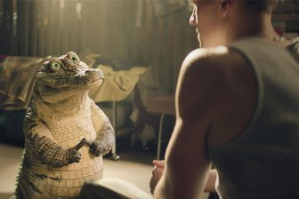 Luis Vorbach: Aber man braucht schon auch eine gute Vorstellungskraft - Luis Vorbach und sein magisches Tier. Es ist das sich vegan ernährende Krokodil mit dem Namen Rick.