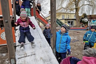 Lustgarten-Aufwertung, Sanierung der Kita-Küche und neues Feuerwehrauto: Wofür Waldenburg in diesem Jahr das Geld ausgibt - Die Kindertagesstätte "Altstädter Kinderland" soll einen Zuschuss von 35.000 Euro für die Sanierung von Küche und Lager erhalten.