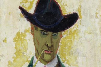Lyonel Feininger: Mit dem Zweifel im Nacken - Lyonel Feininger soll sein "Selbstbildnis mit Tonpfeife" von 1910 zerknüllt und weggeworfen haben - doch es wurde, wie manch anderes, gerettet. Heute ist das Bild in Quedlinburg zu sehen. 