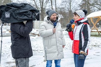 „Mach dich ran“ in der Plauener „Ranch“: Sendetermin wird verschoben - Zuletzt war Mario D. Richardt vor einem Jahr im Vogtland - mit Rodewischs Bürgermeisterin Kerstin Schöniger.