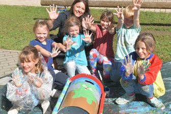 Malen für die Umwelt: Freiberger Schüler werden zu kleinen Picassos -